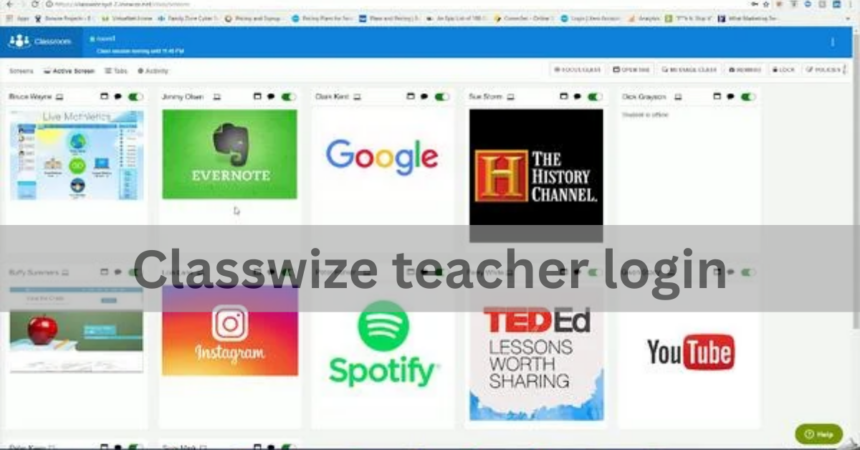 Classwize teacher login